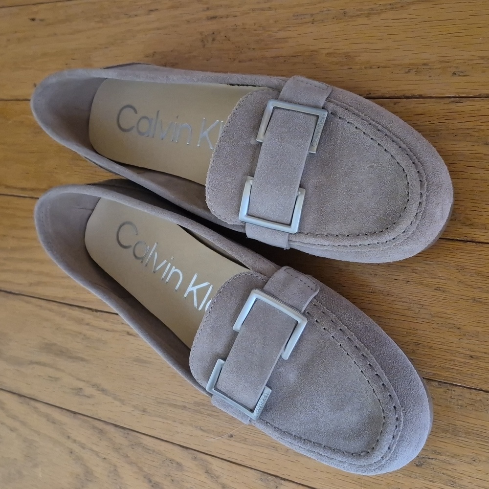 Calvin Klein Lydia Suede Loafers